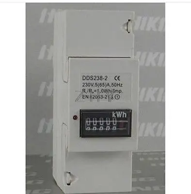 

DDS238 5(65) 230V 50HZ Single phase Din rail KWH Watt-hour meter, Din rail Meter