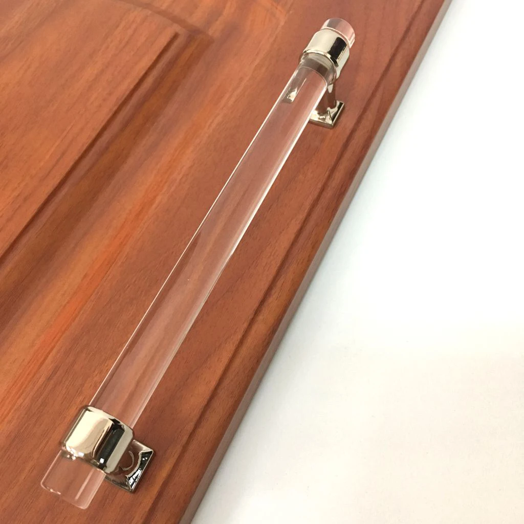 

160mm Crystal Acrylic Kitchen Cabinet Door Hardware Pulls Handle Knob Bar