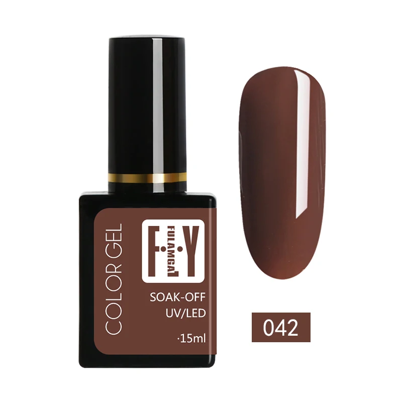 1 шт. набор гелевых лаков! полупостоянная гель uv Vernis светодиодный Гель-лак био-Гели Soak Off Nail Art Лаки Гибридный Гель-лак для ногтей гель лак для ногтей - Цвет: 042