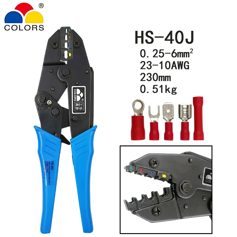 Crimping Pliers Wire Stripper Multifunction HS-40J Tools-3