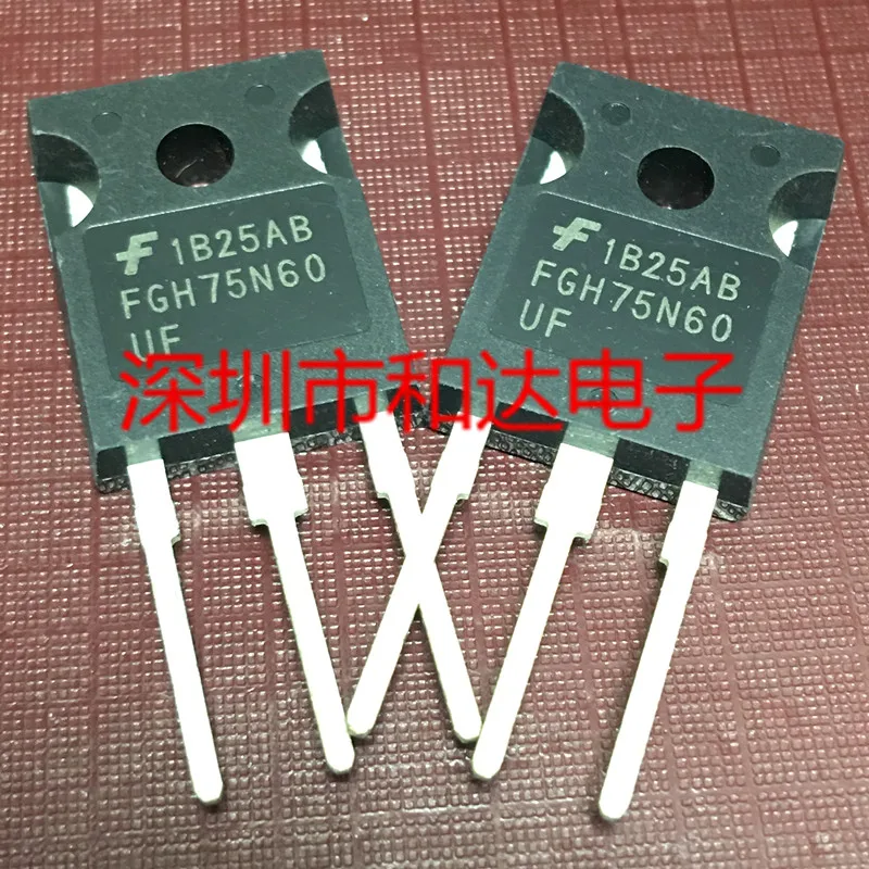 5 шт./лот FGH75N60UF TO-247