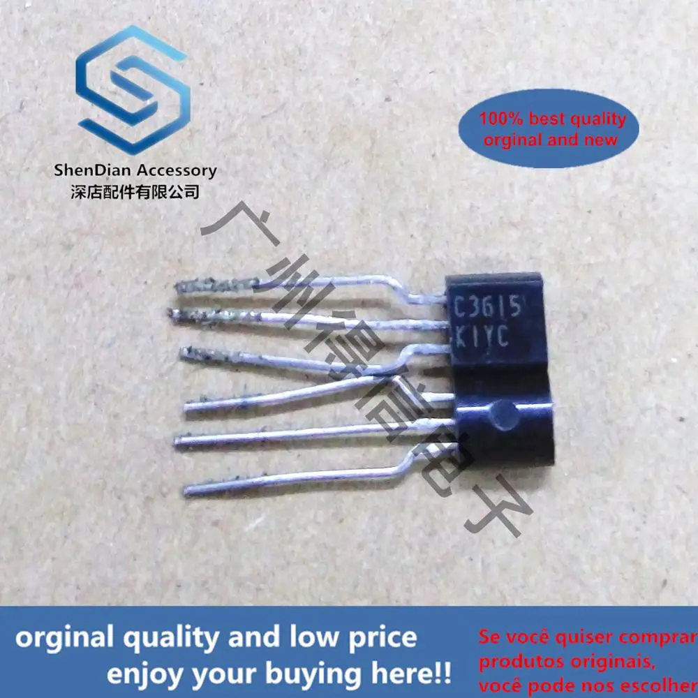 

30pcs 100% orginal new 2SC3615 C3615 TO-92 Large volume triode real photo