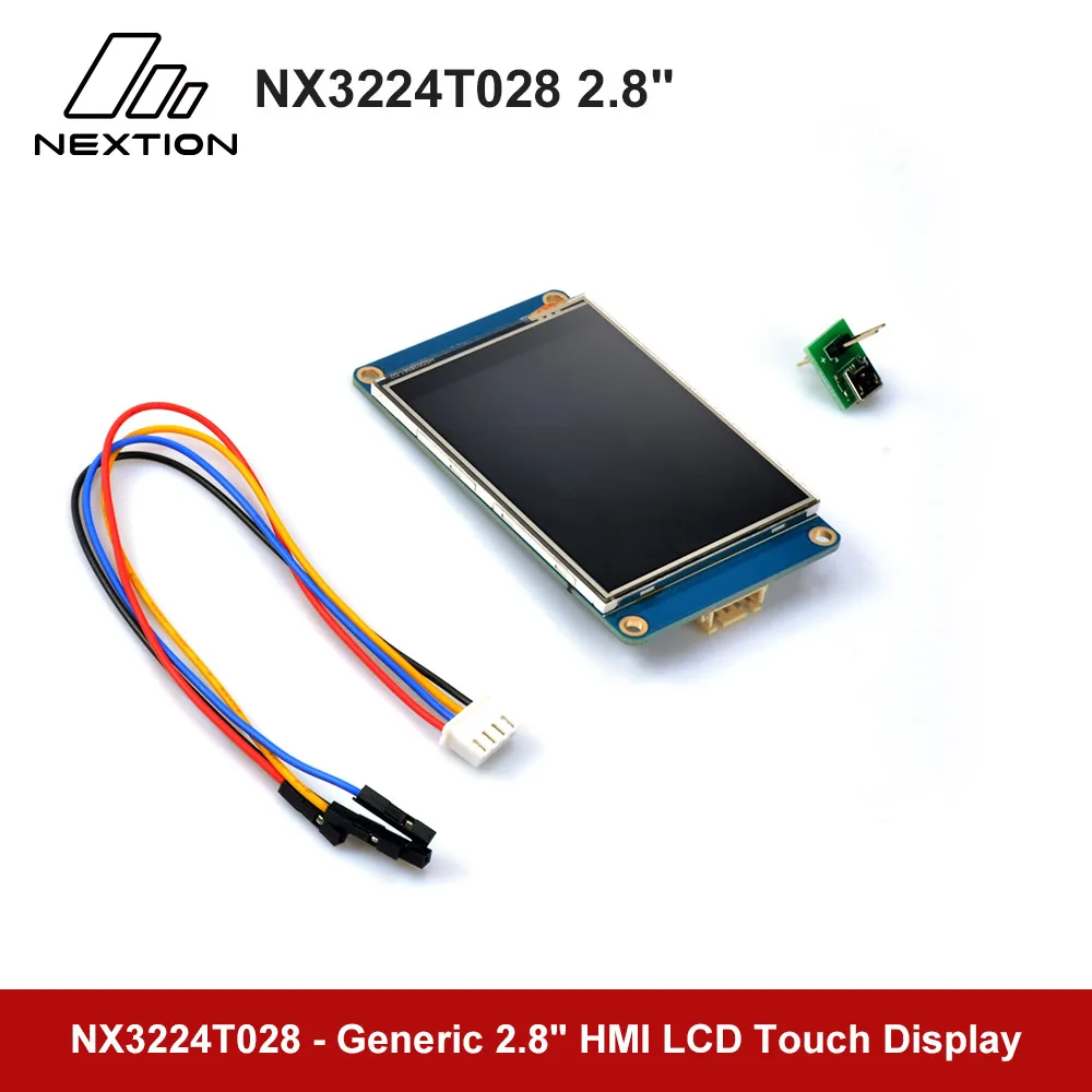 Nextion NX3224T028-2," интеллектуальный Полноцветный сенсорный дисплей TFT lcd модуль Nextion Базовая Серия lcd сенсорный дисплей