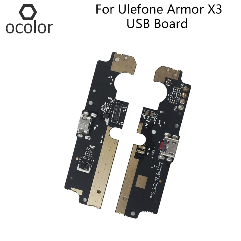 Ocolor для Ulefone Power X3 USB доска для ремонта и сборки Запчасти для Ulefone Power X3 зарядная плата с usb-входом, Аксессуары для мобильных телефонов