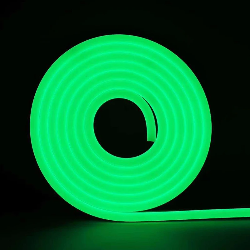 DC 12 В SMD2835 гибкая светодиодная лента Водонепроницаемый неоновый светильник s силиконовая трубка 1 м-5 м США светодиодный светильник Гибкая лампа диод для Рождества