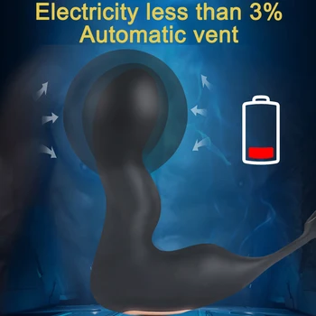 Wireless Remote Control Prostate Massager Male Dildo Automatic Inflatable Vibrator Anal Sex Toys for Men Gay Men's Masturbation 4