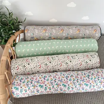 

Baby Round Bed Bumper For Newborns Baby Room Decor Thick Soft Crib Protector Baby Cot Bolster Cushion Comforter Pillow