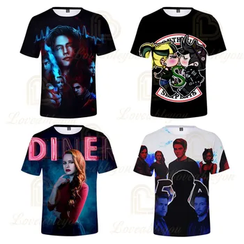 

2020 New Style Riverdale 3D Print Children T Shirt Kids Tshirt Top Streetwear Tee Spring Summer Tshirt for Boys and Girls Tops