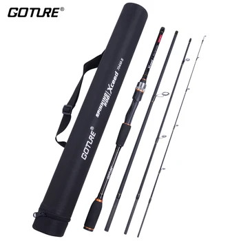 

Goture Xceed 4 Sections M MH Lure Fishing Rod 1.98M 2.1M 2.4M 2.7M 3.0M Ultra Light Carbon Spinning Casting Rod With Tube