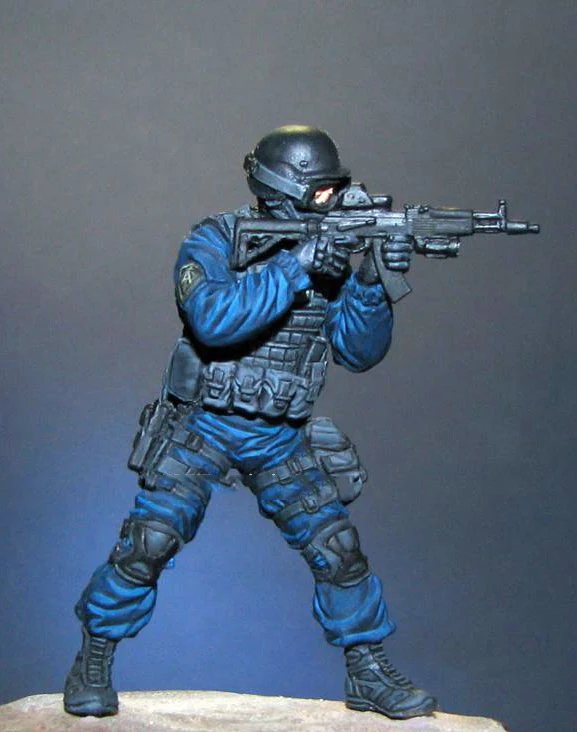 

1:35 Scale Resin Figure Model Kit Unassambled Modern Special Forces Static Modelling DIY Toys Hobby Tools
