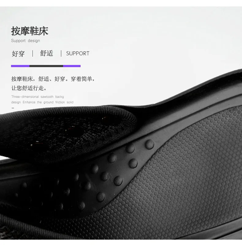 Hot Selling Plus-sized Menswear-Style Leather Anti-slip Slipper Soft-Sole Trend Korean-style Casual Sandals Men's