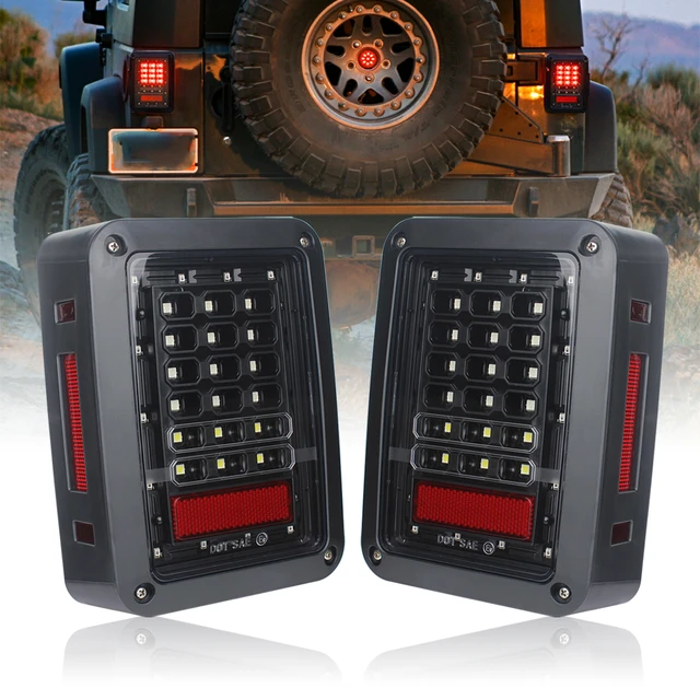 テールライト ANZO 211106 Set of Chrome Tail Lights for 2002-2007 Jeep Liberty ANZO 211106 2002-2007ジープリバティー用クロームテールライト2個セット