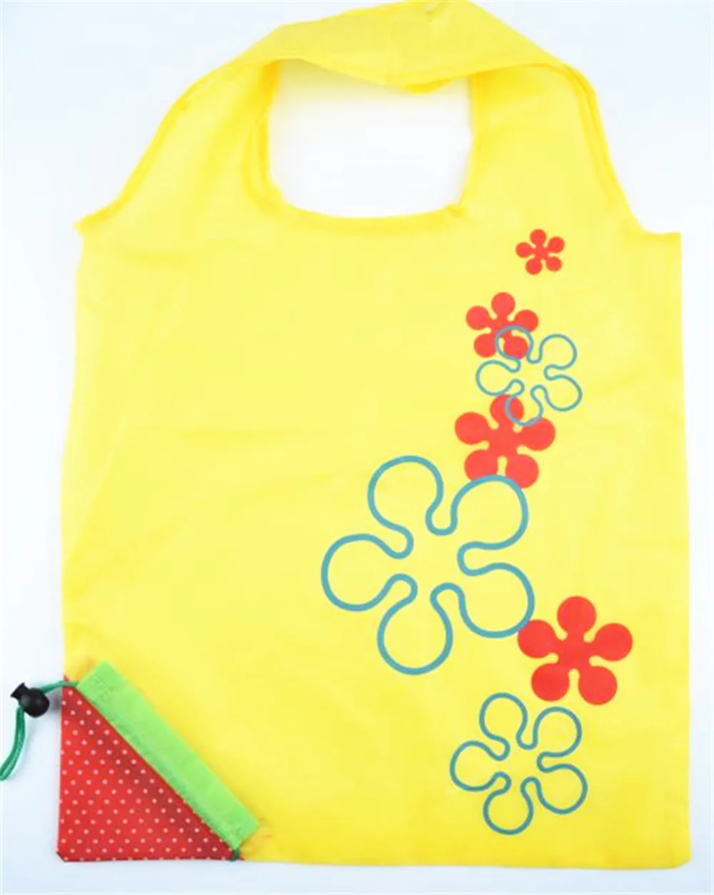 Klappbare Einkaufstasche in Fruchtform, tragbar, große Kapazität, Damenhandtaschen, umweltfreundliche, wiederverwendbare Tragetasche, Geschenktüte, Polyester-Aufbewahrungstasche – Detail 12