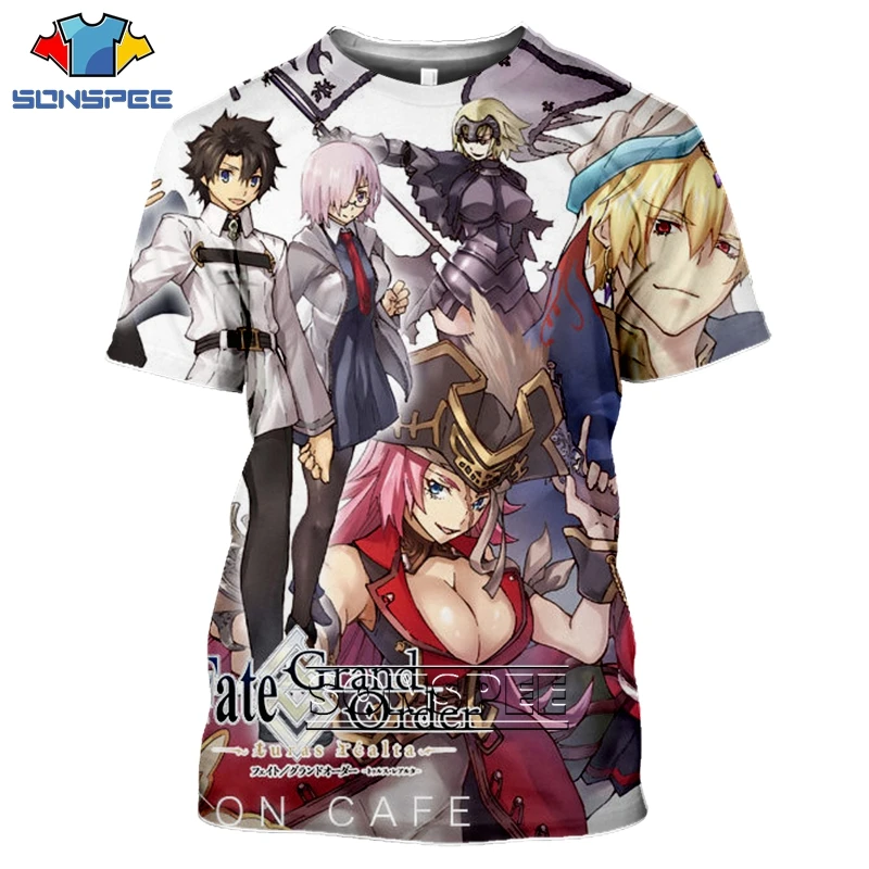 

SONSPEE Summer Style T-Shirt Men Women T-shirt 3D Print Anime Game Absolute Demonic Front - Babylonia Harajuku T Shirt Clothing