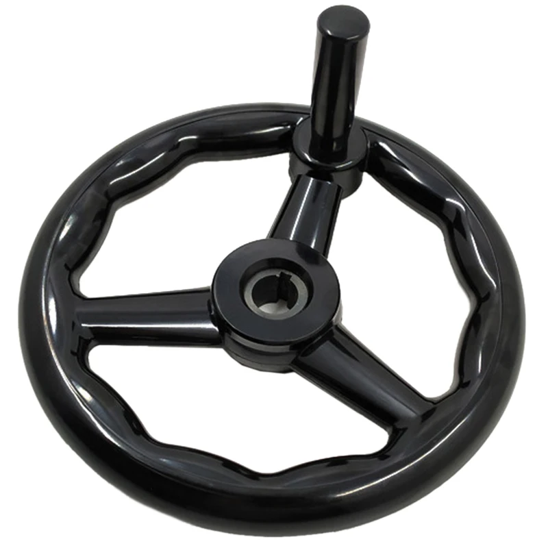 HOT Round 3-Spoke Hand Wheel for Lathe Milling Grinder Removable Handle sale 