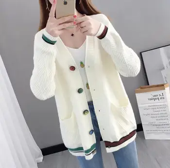 

Women's Sweater Cardigan Women Outside 2019 Autumn Women's Knitted Jacket Women Spring and Autumn Tide