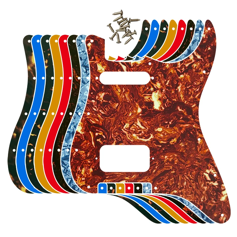 

Pleroo Custom Guitar Parts - For USA / Mexico FD 72'11 Screw Holes Standard St SH Guitar Pickguard Scratch Plate No Switch Hole