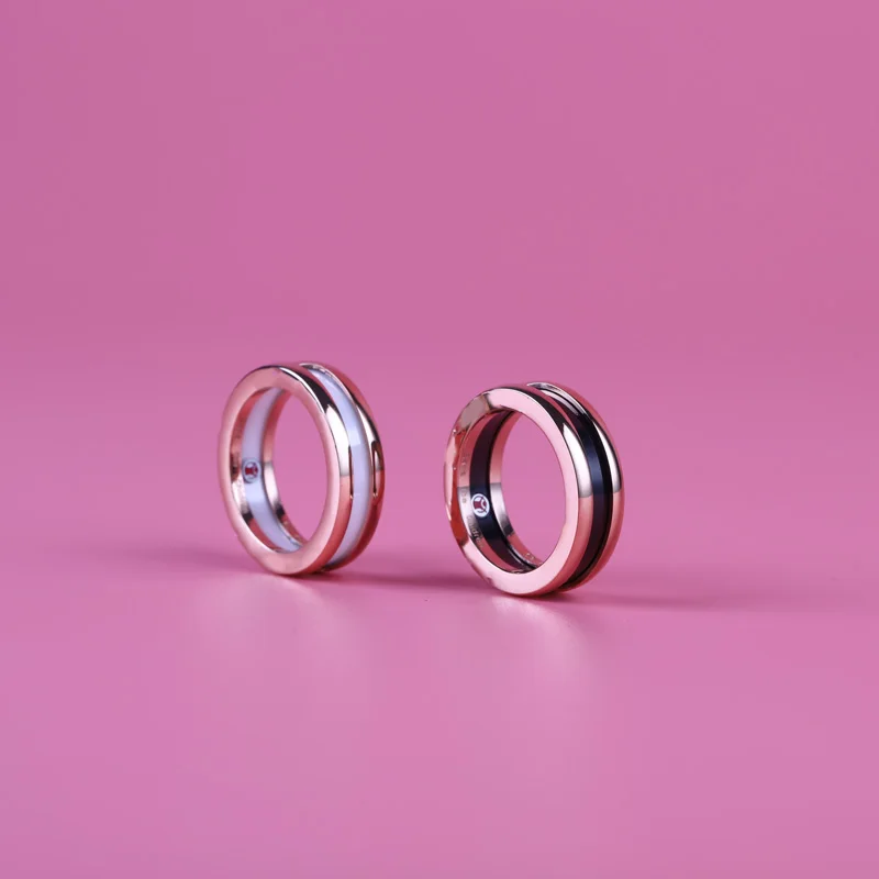 

Save the children Bulgarian ceramic ring, suitable for male ring female ring, rose white ring rose black ring jewelry gift