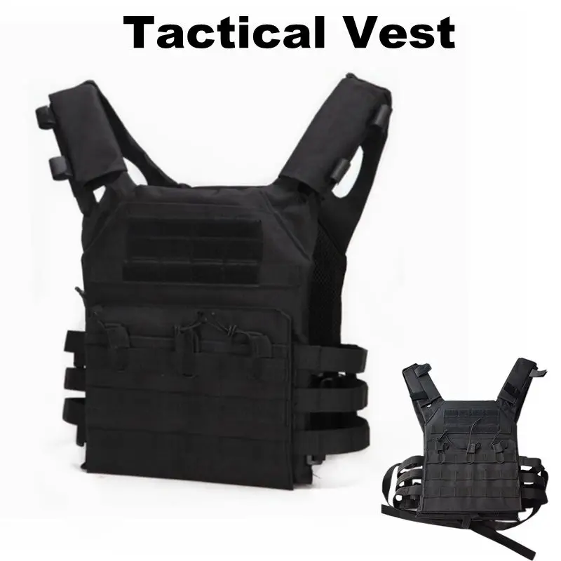 

Airsoft Gear Military Combat Body Armor Multicam Hunting Vest Tactical Equipment Army Vest JPC 600D Molle Plate Carrier Vest