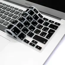 Para Macbook Air 13 cubierta de teclado con letras rusas para Mac Book Pro 13 15 Magic 1st Gen Protector de piel de teclado de silicona