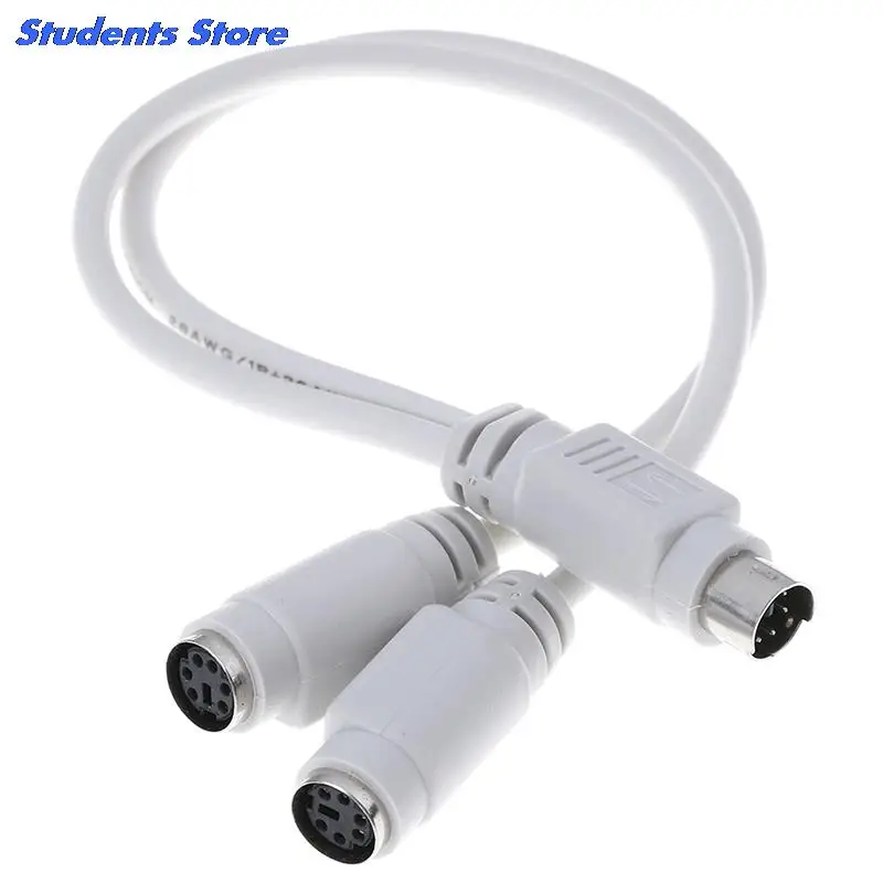 Кабель-адаптер для материнской платы PS2 PS/2 6Pin Mini Din Male-2 Female мыши карта клавиатуры