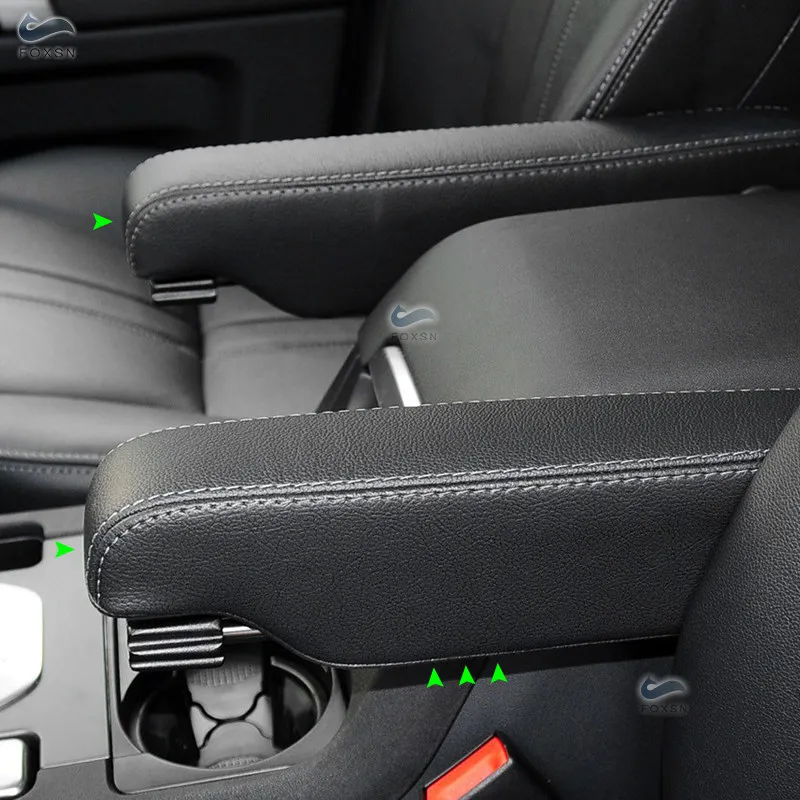 Side Seat Armrest Handle Leather Cover Trim For Land Rover Discovery 3