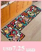 Zeegle Living Room Carpet Anti-slip Kitchen Rug Bathroom Carpet Absorbent Long Hallway Rug Indoor Mat Washable Bedroom Carpet