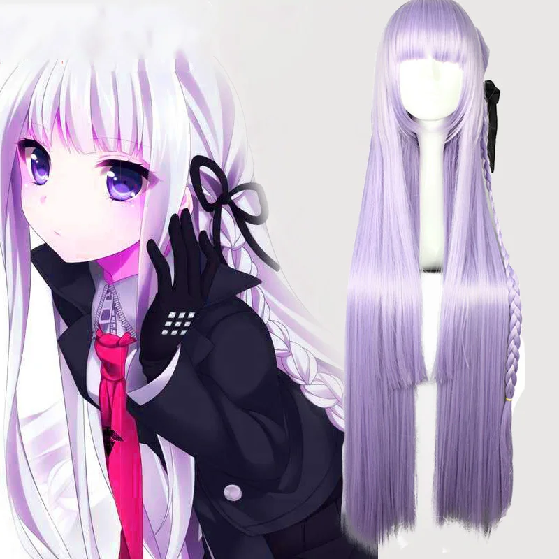 Dangan Ronpa Danganronpa Kirigiri Kyouko фиолетовый длинный Косплей термостойкие синтетические