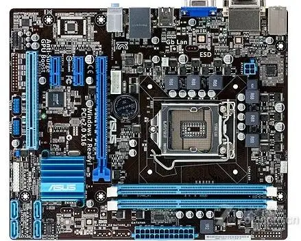 Настольная Материнская плата Asus P8H61-M PLUS LGA 1155 DDR3 для I3 I5 I7 CPU USB2.0 16 Гб H61