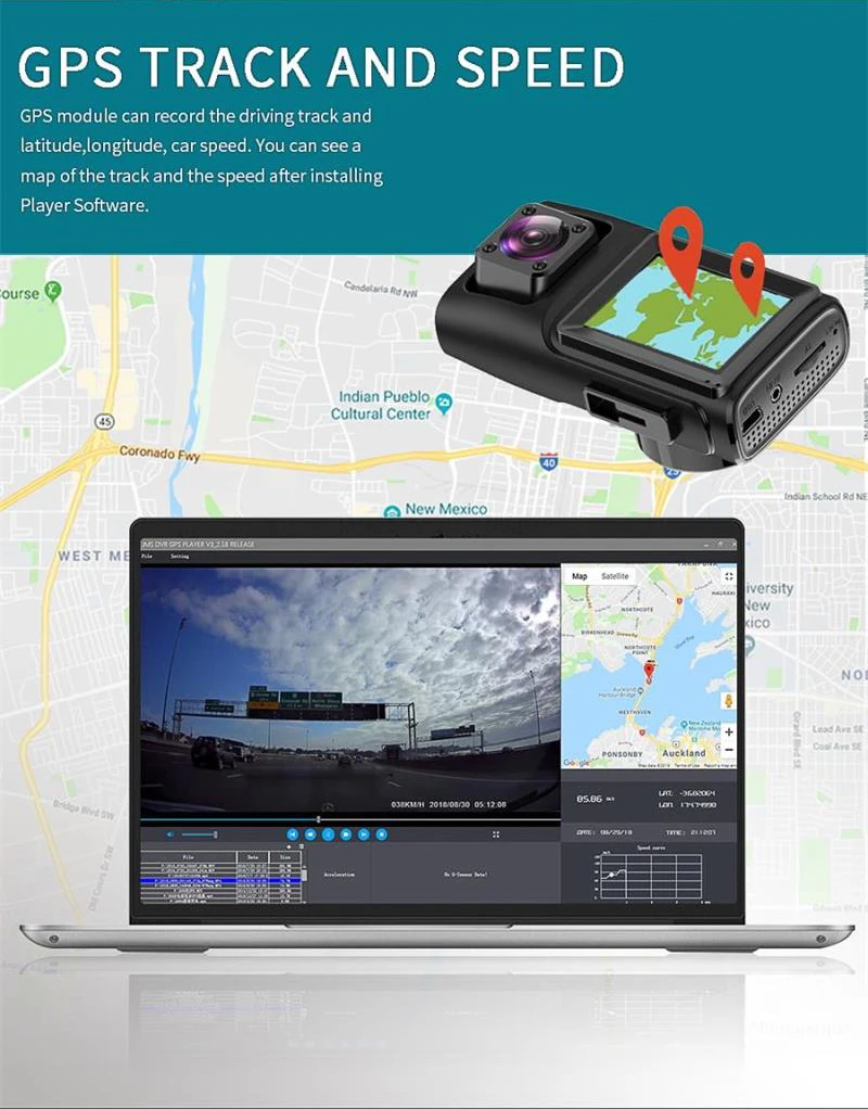 Conkim двойной объектив 1080P Автомобильный видеорегистратор ips 150 ° широкоугольный 30FTPS NTK96660 IMY307 Передняя и кабина WiFi Автомобильный видеорегистратор Дополнительно gps