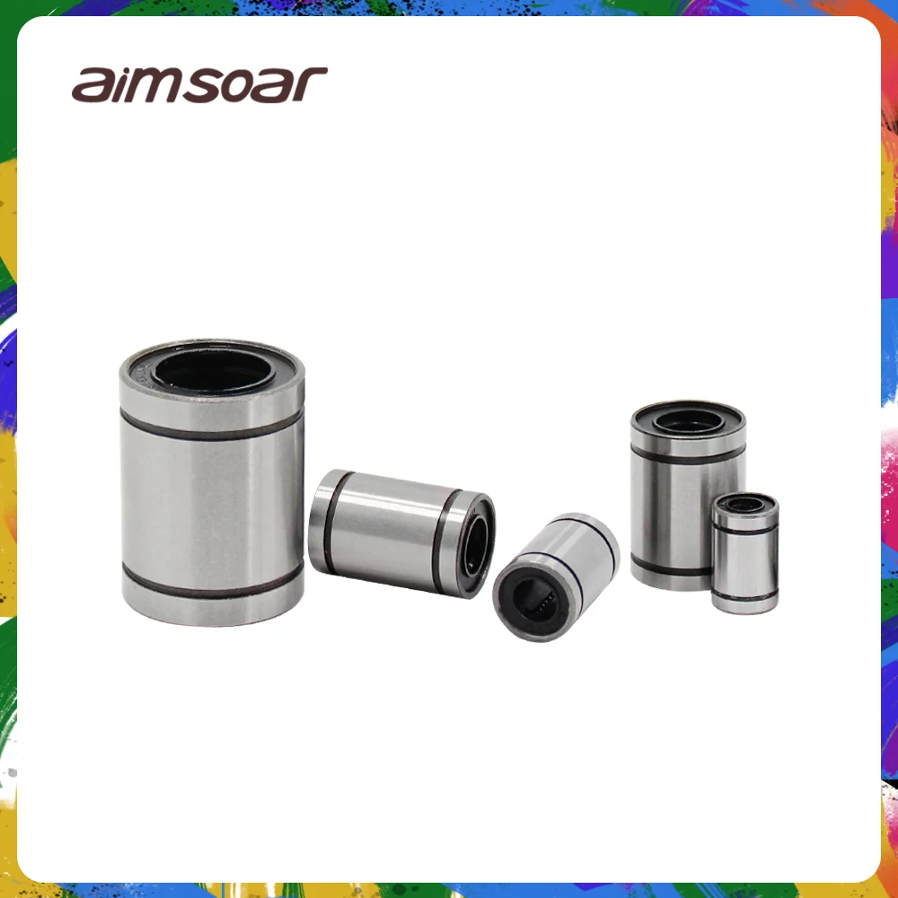 

LM6UU LM8UU линейная втулка 8 мм детали для 3d принтера ЧПУ линейные подшипники линейный вал