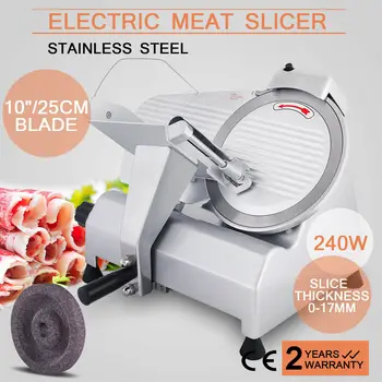 

Electric Meat Slicer 240W Blade 250MM Thickness 0-17MM Slicer