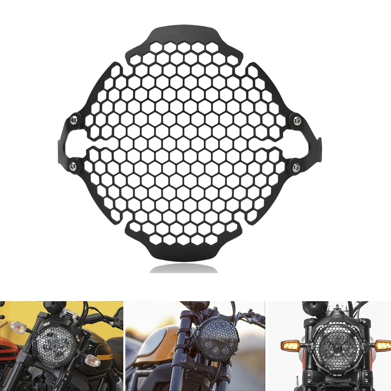 Защита фар мотоцикла, защитная решетка, крышки фар для DUCATI Scrambler 800 400 EP EVOTECH