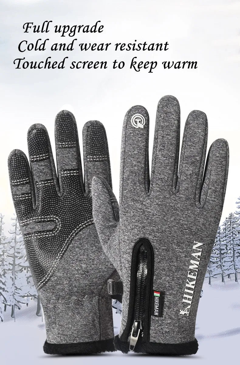 DICHSKI Водонепроницаемые зимние теплые перчатки мужские лыжные перчатки для сноуборда мотоциклетные зимние перчатки