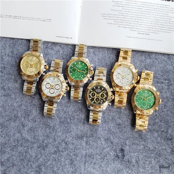 

2020 Hot Sale Rolex- Cosmograph-Dayton- Brand Luxury Men's Steel Band Quartz Watch Business Fashion Ladies Watch Gift AAA 2