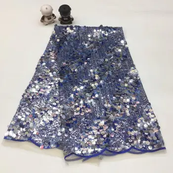 

CiCi-9.6905 fashionable sequins tulle embroidery french net lace fabric for party dress