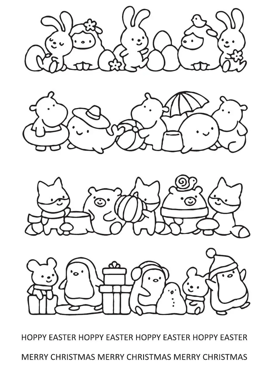 

rabbit Transparent Clear Stamp for DIY scrapbooking/Card Making C618