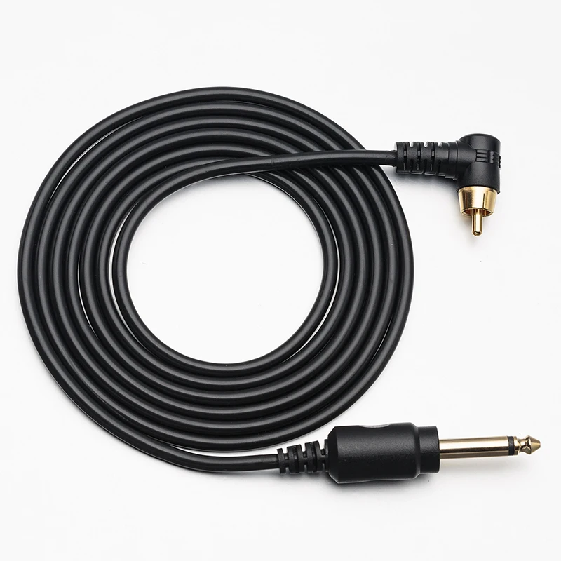 One Pro Silicone Soft Right Angled Tattoo RCA Cord For Power Eyebrow Machine Accessories Supply | Красота и здоровье