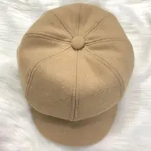 Studyset женская модная шляпа универсальная однотонная короткий край берет для осени берет зимняя одежда короткий край