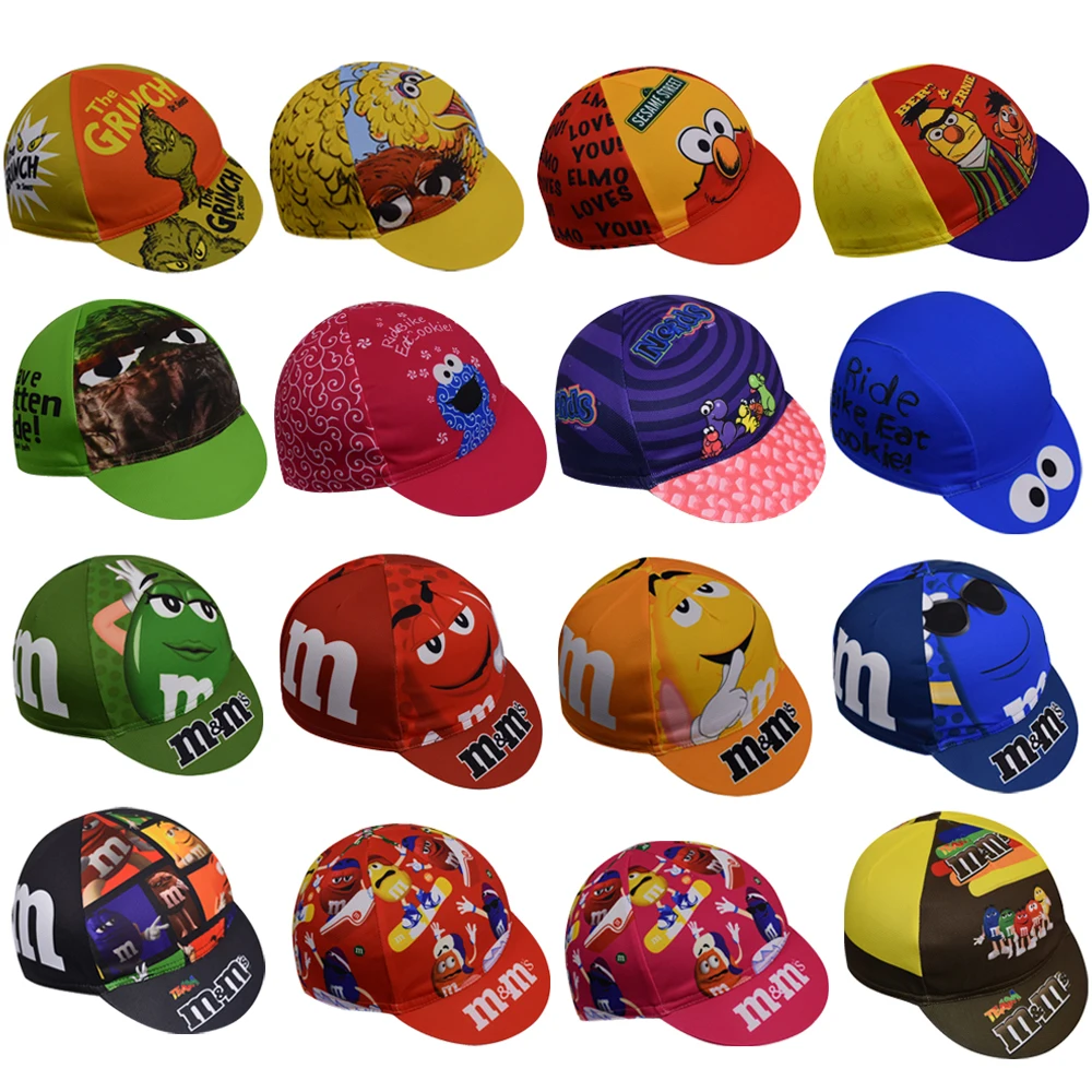 Cartoons Multi Styles Cycling Caps Unisex cycling headwear sunproof headwear