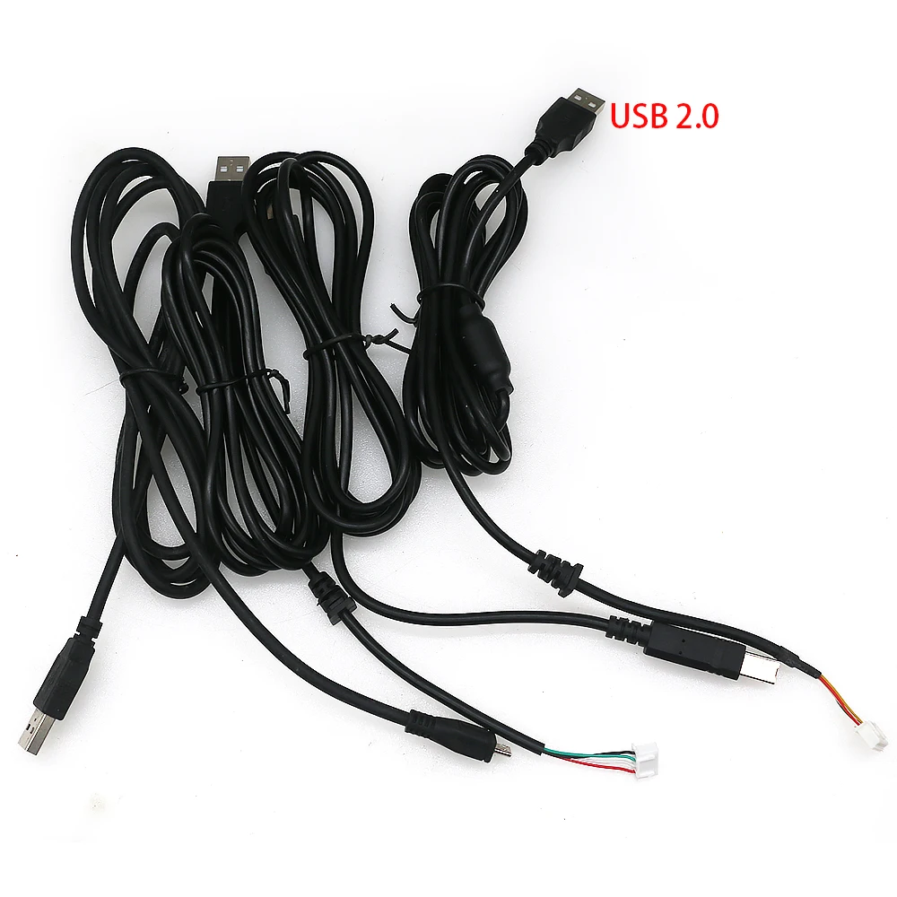 USB 2.0ケーブル付きアーケードゲームコントローラー,1 4ピン5p
