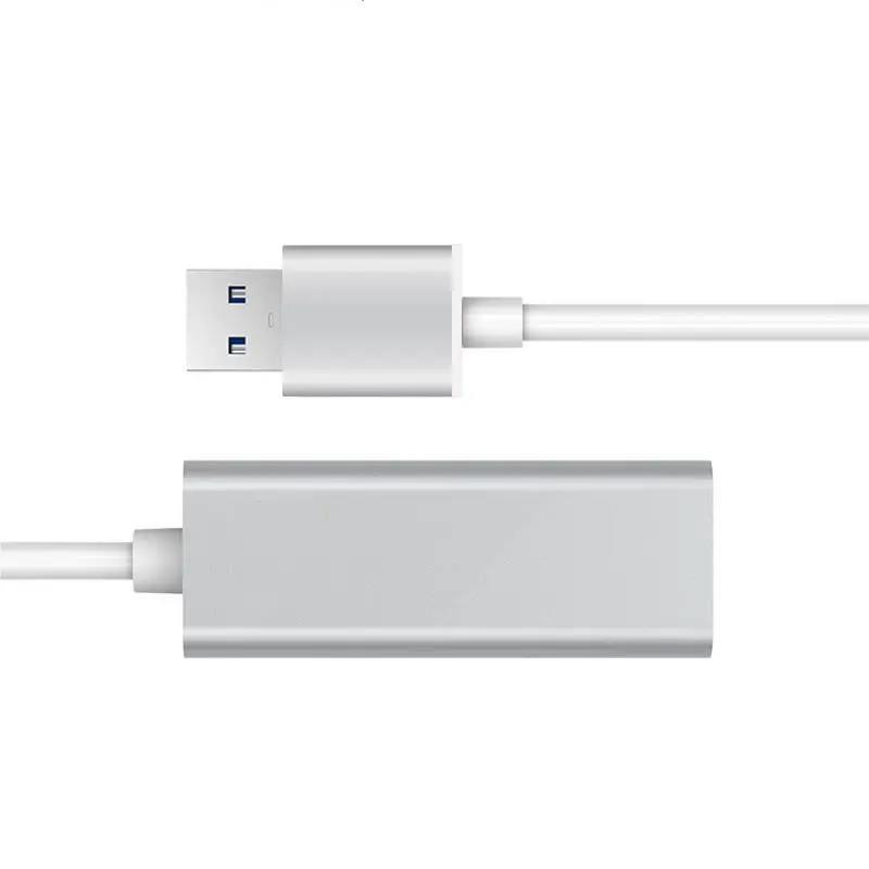 Сетевой адаптер USB 3,0 для Ethernet RJ45 Lan гигабитный адаптер для Ethernet 10/100/1000 Мбит/с Поддержка nintendo Switch белый