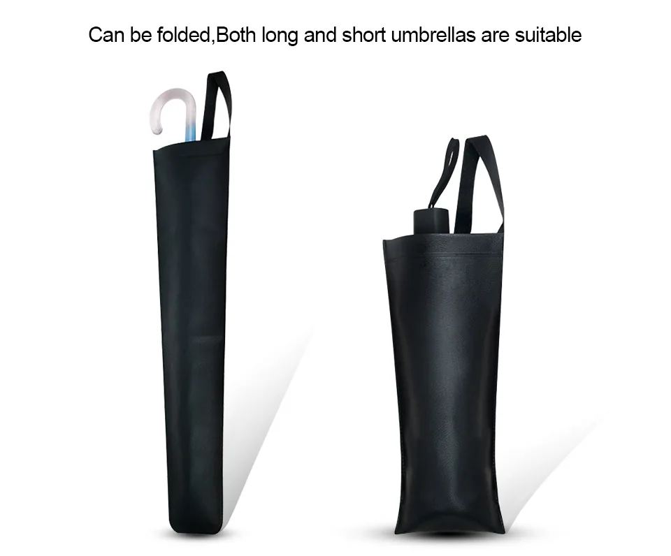 Практичное подвесное сиденье в автомобиль из искусственной кожи держатель зонта сумка для хранения водонепроницаемая сумка складные зонты и длинная ручка