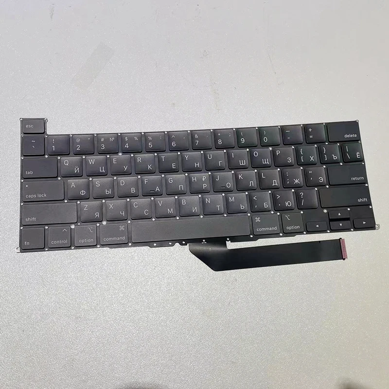 Tastiera A2141 Ru Lingua Con Piccolo Invio Per Macbook Pro Retina 16 "A2141 2019 Anno