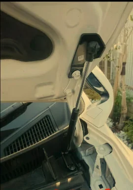 Передний капот газовые стойки Лифт поддержка для Toyota Alphard Vellfire 30 серии автомобильные аксессуары амортизатор углеродное волокно черный