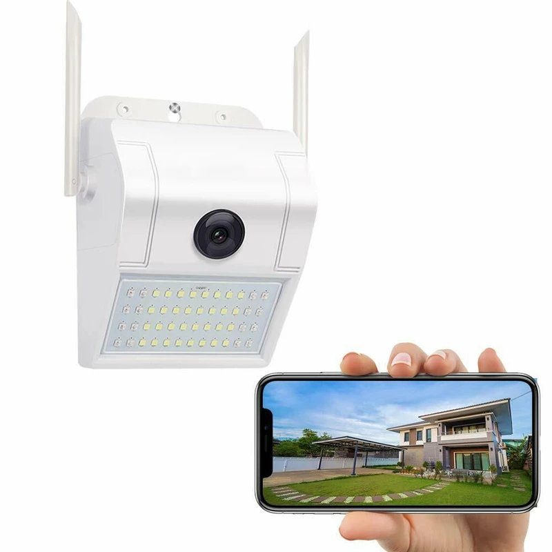 1080P беспроводная WiFi IP камера 2MP настенная лампа безопасности наружная