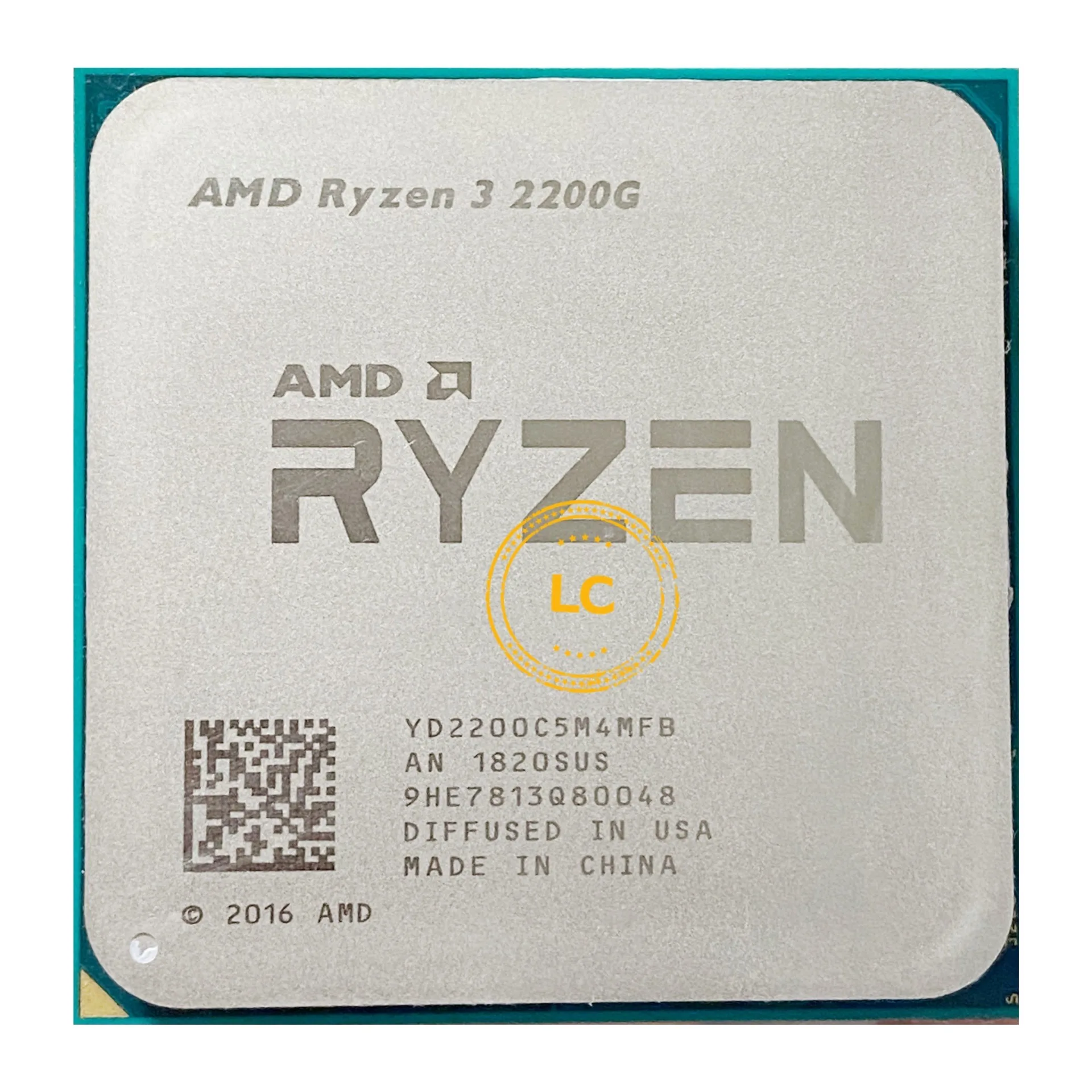 Четырехъядерный процессор AMD Ryzen 3 2200G R3 PRO 5 ГГц YD2200C5M4MFB/YD220BC5M4MFB разъем AM4 |