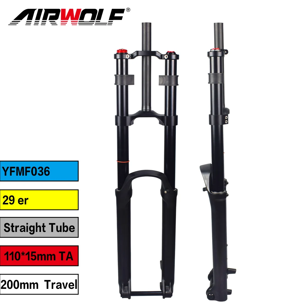 Free Shipping U.s. Boost Mtb Bicycle Fork Suspension 29 Straight Tube