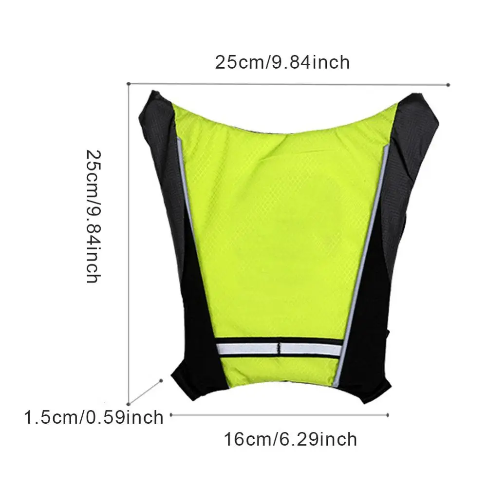 Новый светодиодный беспроводной Велосипедный жилет 20L MTB велосипедная сумка