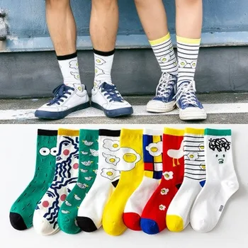 

NEW Harajuku Kawaii Cute Cartoon Korean Winter Gifts for Women Cotton Socks Christmas Gift Sweet College Funny Happy Autumn Sock